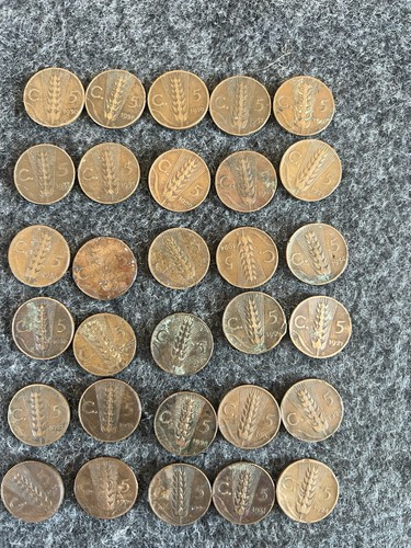 Lotto monete da 5 - 30,