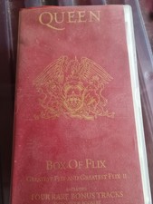 queen vhs tapes box of flix