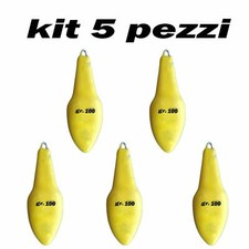5 Piombi 50 Grammi Pera Gialli