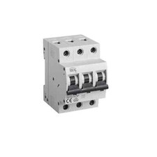 interruttore magnetotermico 6ka 3p trifase 400v cortocircuito din 32A 3 moduli