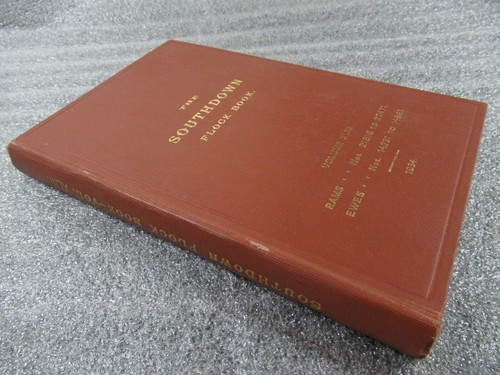 1934 the southdown flock book - flock,