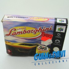 GIG Nintendo 64 PAL Version Automobili Lamborghini Molto Rovinato