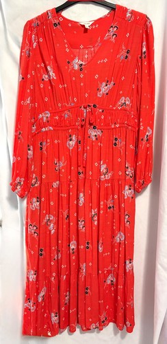 Maxi abito rosso - -,