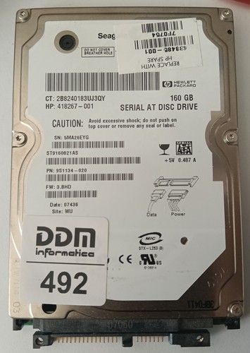 Pcb per seagate - per, st9160821as