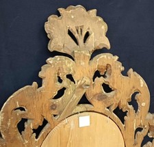 SPECCHIO BAROCCO FINE '700 INIZI 800 STILE ALLA BRUSTOLON DIMENSIONI CM 61X68
