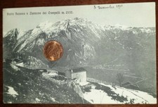 Cartolina d'epoca paesagg Italia Lecco Grigna Baita Scassa e Zuccone Campelli