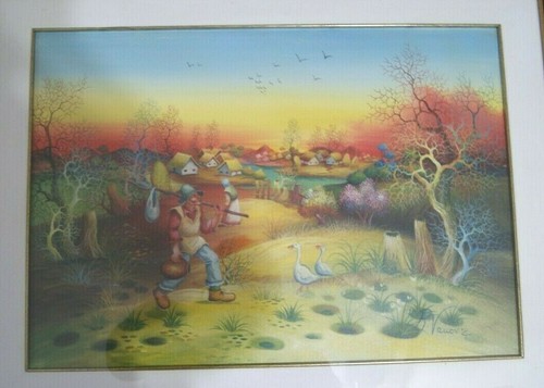 Dipinto olio tela 50x70 - olio, su