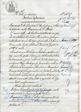 1879 antico atto - antico,