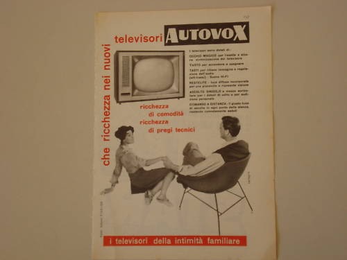 Advertising pubblicità 1959 - advertising,