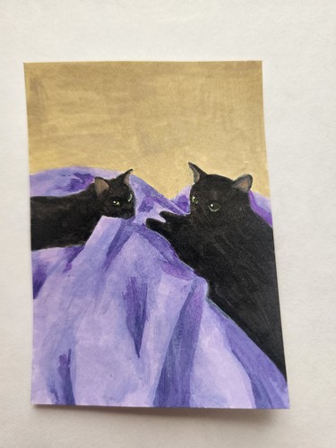 Quadro acrilico originale - , aceo