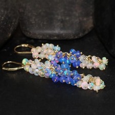 orecchini perle pietre