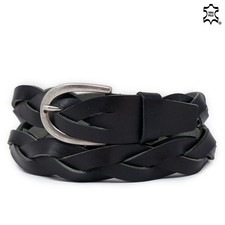 Cintura uomo pelle nera