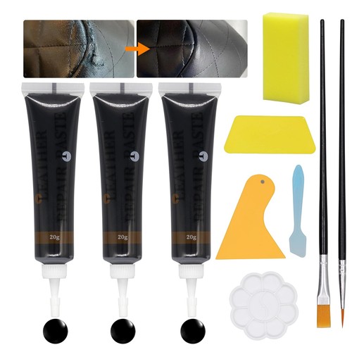 Kit riparazione pelle nero - riparazione,