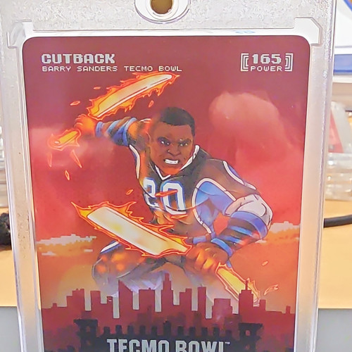 Barry sanders tecmo ciotola - tecmo,