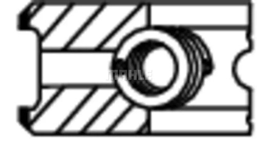 Kit segmenti pistone 010 n0 - kit,