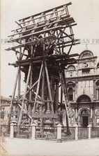 Cartolina 1917 Venezia. Spostamento Monumento Colleoni. Storica. Rarissima.