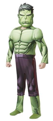 Costume hulk deluxe - hulk, c/muscoli