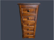 Mobiletto noce piano marmo - noce,