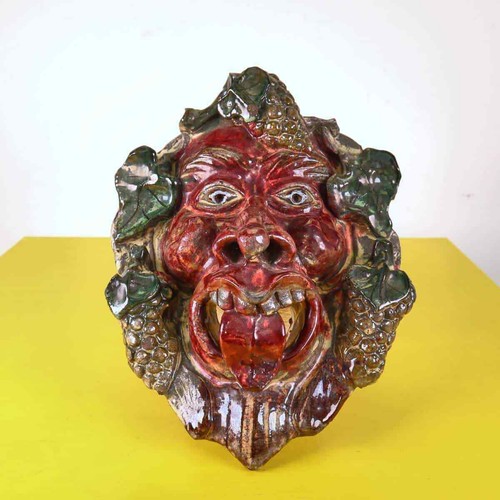 Scultura maschera bacco - scultura, in