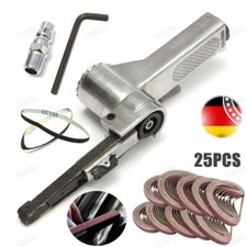 Levigatrice a nastro ad aria compressa 10 mm lima Finger Power con nastro abrasivo 25 pezzi DHL