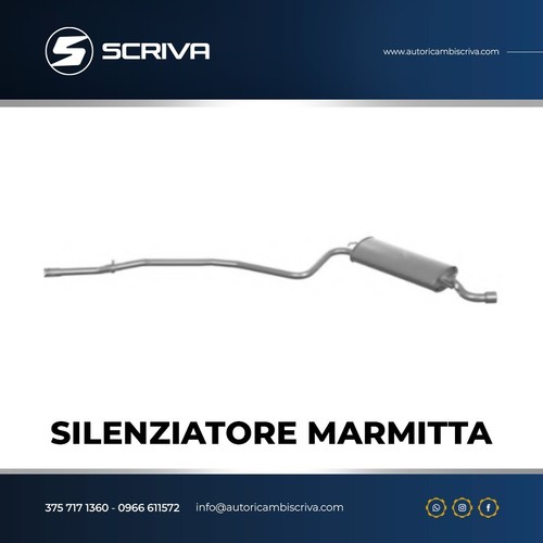Silenziatore terminale fiat - silenziatore,