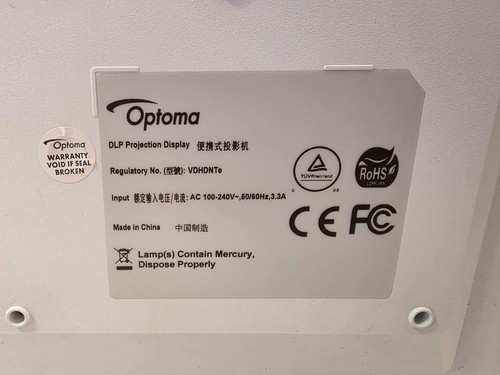 Optoma proiettore dlp hd27e - optoma,