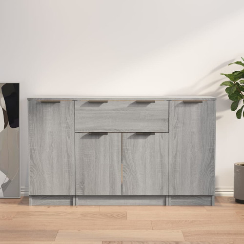 Credenza grigia sonoma - grigia, legno