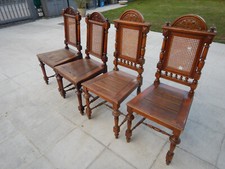 4 sedie vecchie da restaurare