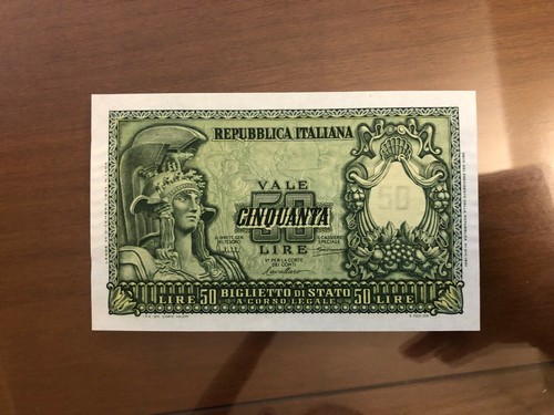 Repubblica banconota lire - repubblica, 50