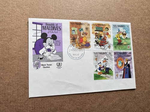 Maldive 1985 fdc set disney - 1985,