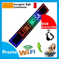 TABELLA RGB 3 COLORI INSEGNA