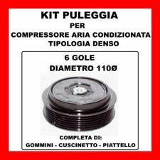 KIT PULEGGIA COMPRESSORE ARIA