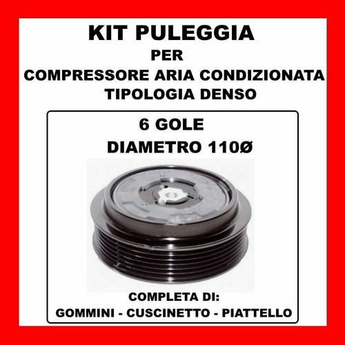 Kit puleggia compressore - kit,