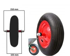 RUOTA PER CARRIOLA PNEUMATICA  3.50 - 8  MODELLO VESPA  CARRIOLE ASSE LUNGO 210 