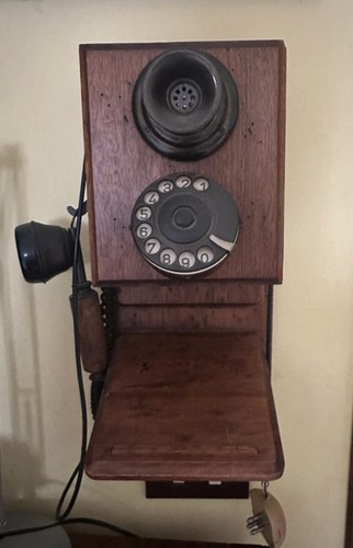 Telefono vintage parete onix - telefono,