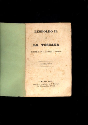 Leopoldo la toscana - leopoldo,