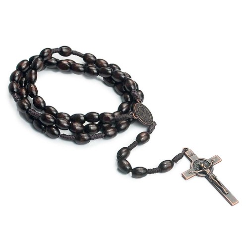 Sandalwood bead rosary - sandalwood,