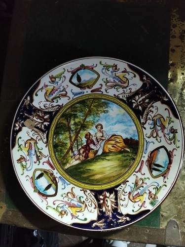 Piatto ornamentale faenza - piatto,
