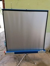 SCHERMO PER PROIEZIONE SONORO VINTAGE reflecta stereo made in Germany 120x120cm
