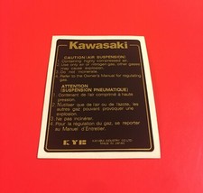 Kawasaki KYB stickers/adesivi