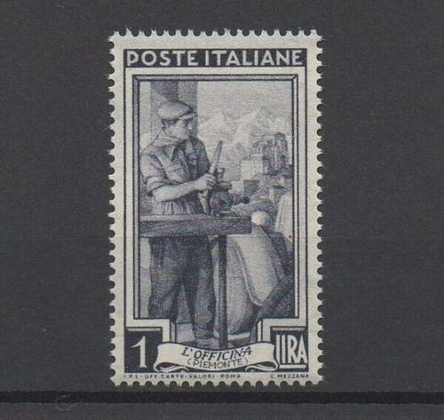1955 italia lavoro 1 - lavoro, **