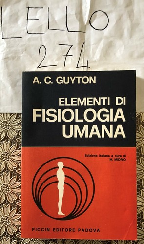 Elementi fisologia umana - fisologia, umana"