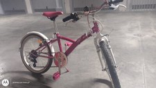 BICI BAMBINA 20" MISTIGIRL 500 ROSA BTWIN  OTTIME CONDIZIONI