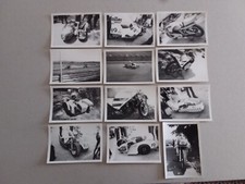 MOTO DA COMPETIZIONE  12 FOTOGRAFIE ORIGINALI ANNI '70  MOTOCICLISMO