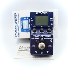 ZOOM MS-100BT Multi Stomp con scatola originale pedale multieffetto chitarra 006402
