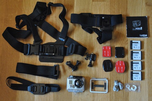 Gopro hero2 con accessori - hd,