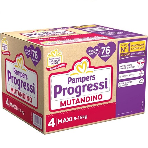Pampers progressi mutandino - pampers,