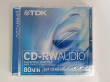 RARE TDK CD-RW 80 AUDIO 80 min