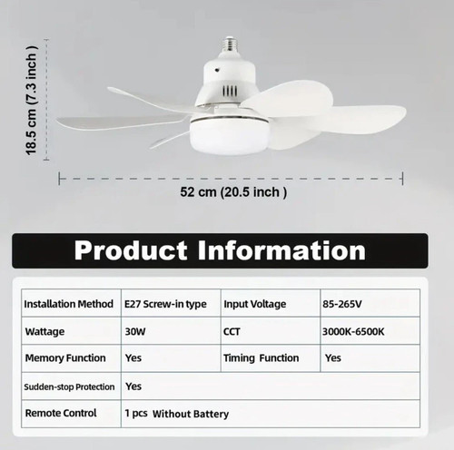 Ventilatore soffitto con - da,