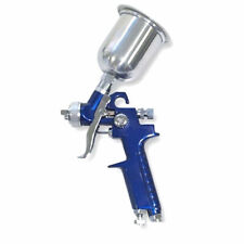 Pistola a spruzzo aerografo HVLP serbatoio a caduta 120ml in alluminio pittura
